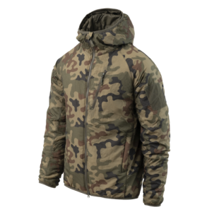 Kurtka WOLFHOUND Hoodie® - Climashield® Apex - PL Woodland