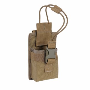 TT TAC POUCH 3 RADIO COYOTE BROWN