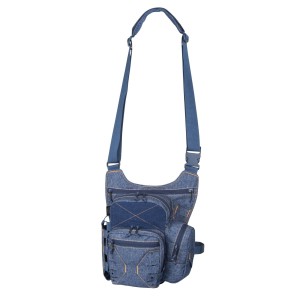 TORBA EDC SIDE BAG® - NYLON POLYESTER BLEND MELANGE BLUE