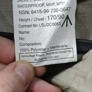 Kurtka Gore-Tex MTP Lightweight Waterproof Jacket - obrazek 3