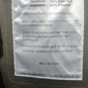 KURTKA GORE-TEX BARDZO DOBRY 88/92 III/IV WODOODPORNA DEMOBIL AUSTRIA - obrazek 2