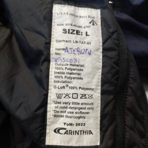 CARINTHIA LIG 4.0 JACKET NAVY BLUE ROZ L STAN BDB - obrazek 3
