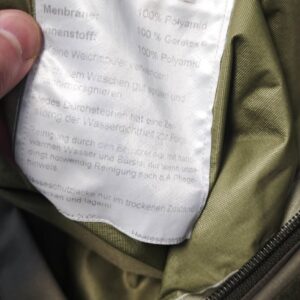KURTKA GORE-TEX BARDZO DOBRY 88/92 III/IV WODOODPORNA DEMOBIL AUSTRIA - obrazek 2