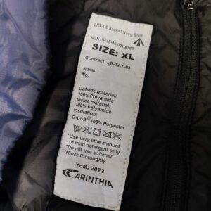 CARINTHIA LIG 4.0 JACKET NAVY BLUE ROZ XL STAN BDB - obrazek 3