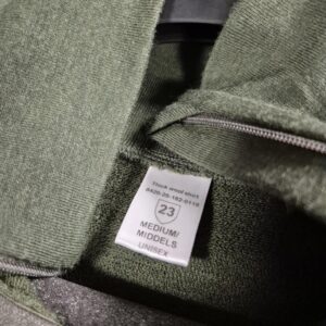 BLUZA roz. L stan IDEALNY/ JAK NOWY MERINO 80% RANGER GREEN WOOL - obrazek 3