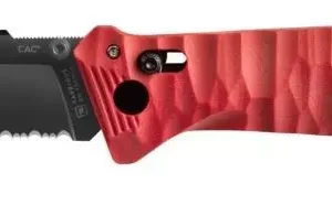 NOZ CAC S200 SERRATION RED G10 - obrazek 1