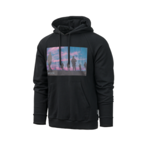 Hoodie DA Sunset - Black - obrazek 1