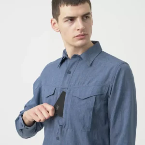 Koszula Helikon Defender Mk2 Gentleman - Melange Blue - obrazek 5