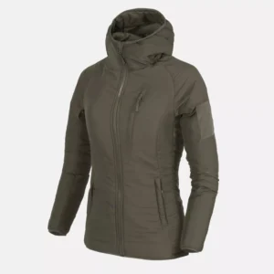 Kurtka damska Wolfhound Hoodie - Windpack® Nylon Taiga Green - obrazek 1