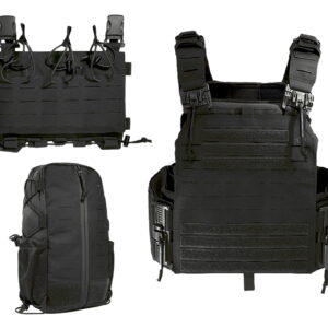 Plate Carrier TASMANIAN TIGER SET black - obrazek 1