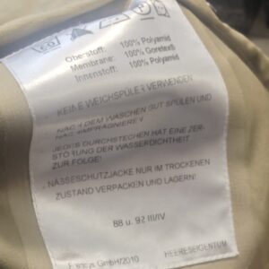 KURTKA GORE-TEX BARDZO DOBRY 88/92 III/IV WODOODPORNA DEMOBIL AUSTRIA - obrazek 2