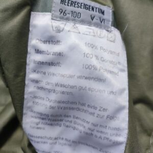 KURTKA GORE-TEX BARDZO DOBRY 96/100 V/VI WODOODPORNA DEMOBIL AUSTRIA - obrazek 2