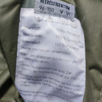 KURTKA GORE-TEX BARDZO DOBRY 96/100 V/VI WODOODPORNA DEMOBIL AUSTRIA - obrazek 2