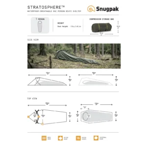 Namiot / Norka Snugpak Stratosphere Olive - obrazek 3