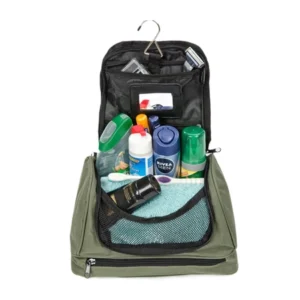 Kosmetyczka Luxury Wash Bag Olive - obrazek 2