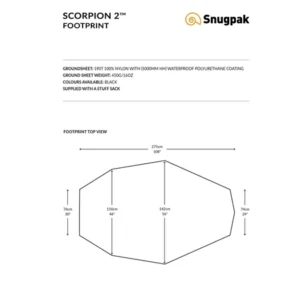 Płachta Pod Namiot Scorpion 2 - obrazek 3