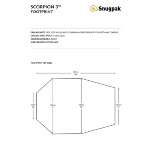 Płachta Pod Namiot Scorpion 3 - obrazek 2