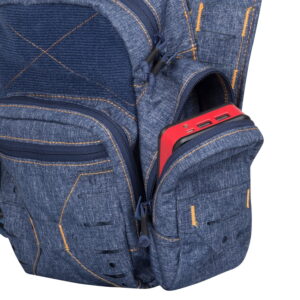 TORBA EDC SIDE BAG® - NYLON POLYESTER BLEND MELANGE BLUE - obrazek 6