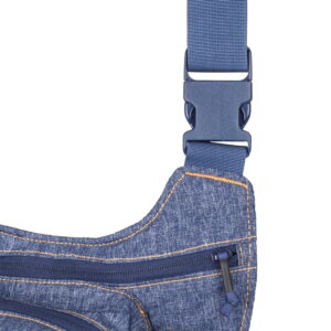 TORBA EDC SIDE BAG® - NYLON POLYESTER BLEND MELANGE BLUE - obrazek 7