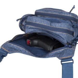 TORBA EDC SIDE BAG® - NYLON POLYESTER BLEND MELANGE BLUE - obrazek 12