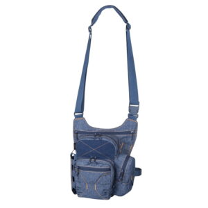 TORBA EDC SIDE BAG® - NYLON POLYESTER BLEND MELANGE BLUE - obrazek 1