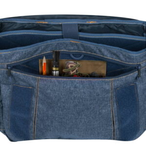 TORBA URBAN COURIER BAG LARGE® - NYLON MELANGE BLACK-GREY - obrazek 6