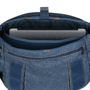 TORBA URBAN COURIER BAG LARGE® - NYLON MELANGE BLACK-GREY - obrazek 7