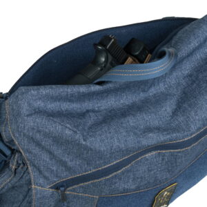 TORBA URBAN COURIER BAG LARGE® - NYLON MELANGE BLUE - obrazek 11