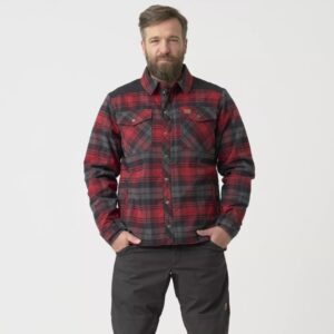 Koszula zimowa Warden Slate Crimson Plaid - obrazek 4