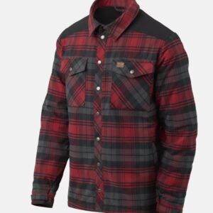 Koszula zimowa Warden Slate Crimson Plaid - obrazek 3
