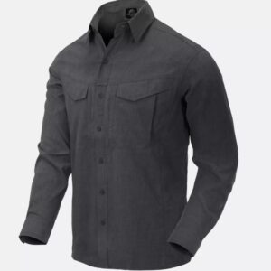 Koszula Defender Mk2 Gentleman Melange Czarny-Grey - obrazek 1