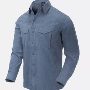 Koszula Defender Mk2 Gentleman Melange Blue B - obrazek 1