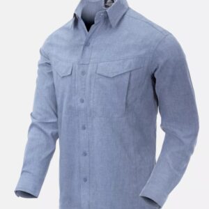 Koszula Defender Mk2 Gentleman Melange Light Blue - obrazek 3