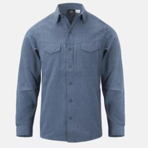 Koszula Defender Mk2 Gentleman Melange Light Blue - obrazek 1