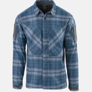 Koszula MBDU - Nylon Polyester Blend Western Blue Plaid - obrazek 5