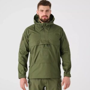 Kurtka Anorak Tracer - PolyCotton Stretch Ripstop Olive Green - obrazek 3
