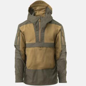 Kurtka Anorak Tracer - PolyCotton Stretch Ripstop Coyote / Tajga Green - obrazek 3
