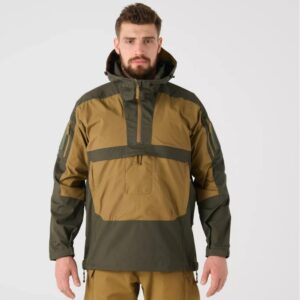 Kurtka Anorak Tracer - PolyCotton Stretch Ripstop Coyote / Tajga Green - obrazek 2