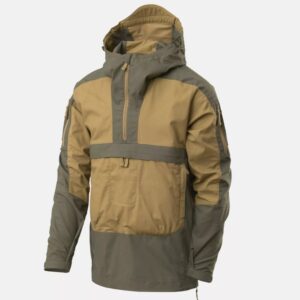 Kurtka Anorak Tracer - PolyCotton Stretch Ripstop Coyote / Tajga Green - obrazek 1
