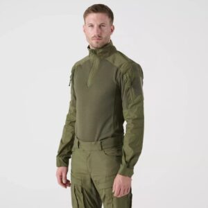 MCDU Combat Shirt - NyCo Ripstop Olive Green - obrazek 1
